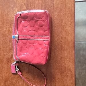 Coach in a rare red color.